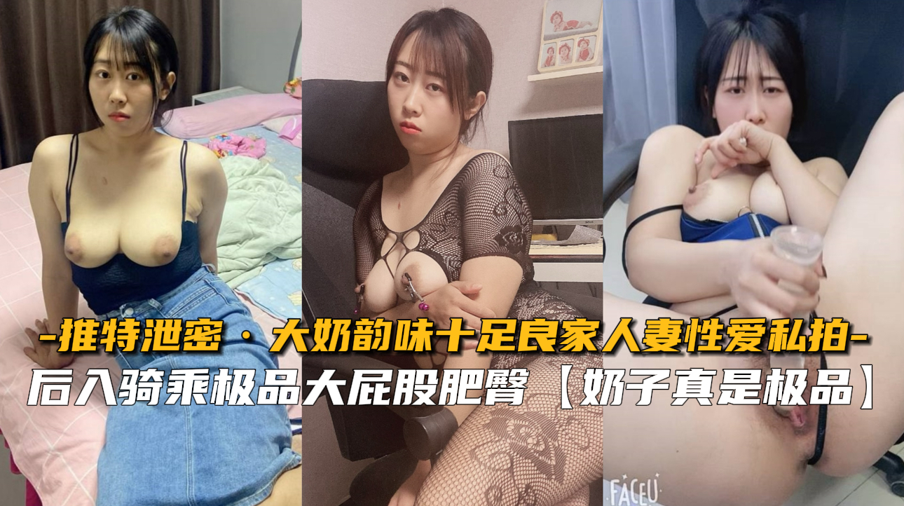 【推特流出】巨乳韵味良家人妻出轨自拍,秘密性爱完整泄密