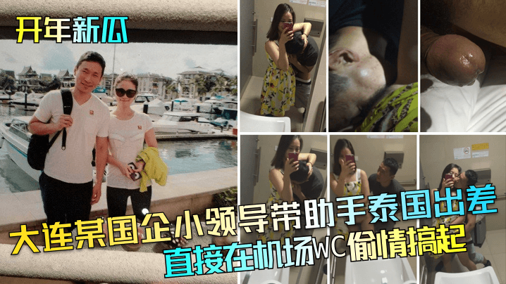 [偷拍]大连国企领导带人妻助手泰国出差，机场厕所狂干内射！